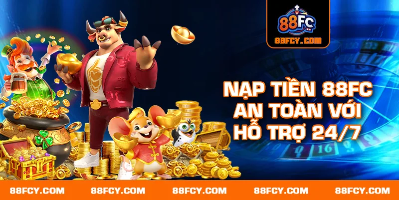 Nạp tiền 88FC an toàn với hỗ trợ 24/7